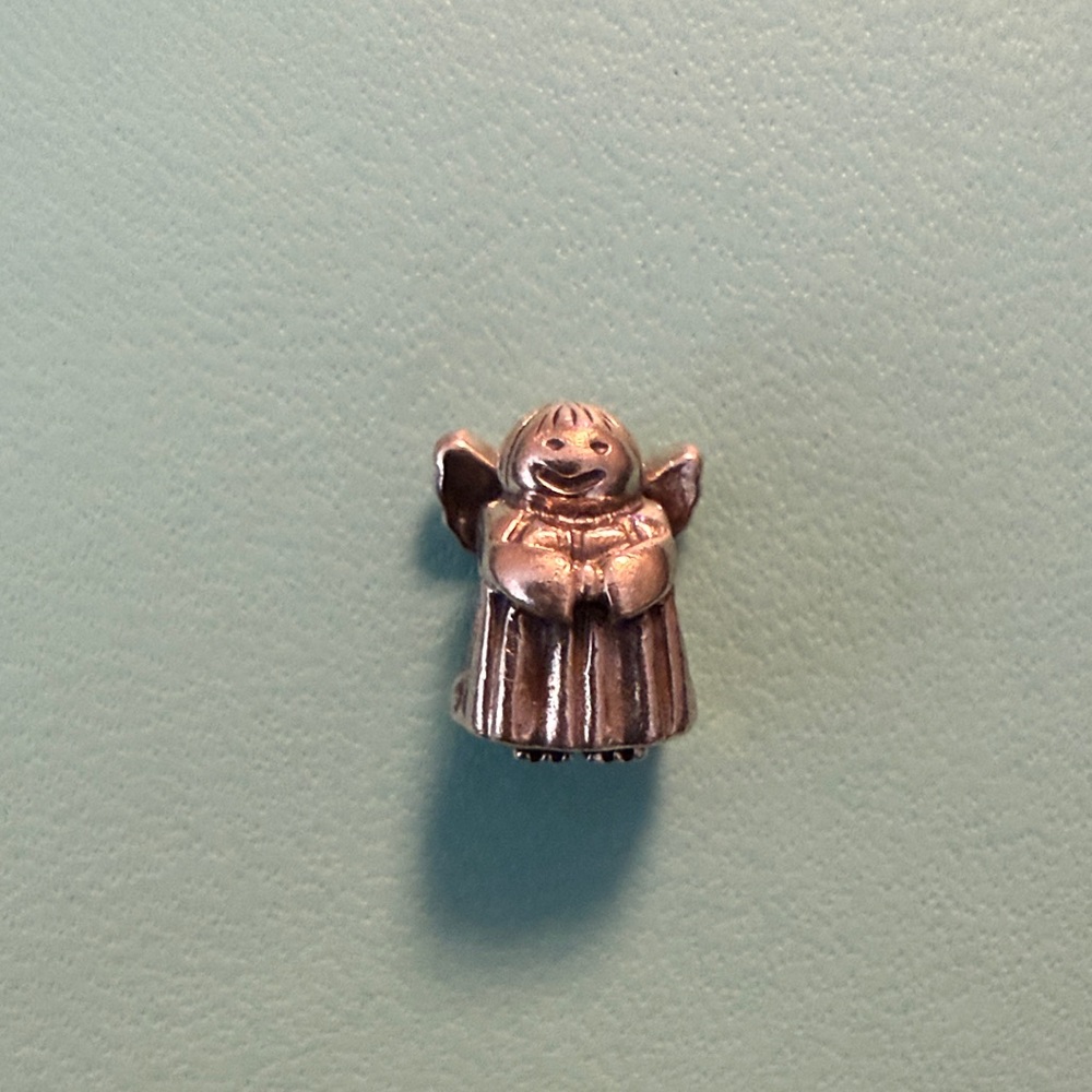 Pandora Silver Angel Charm - Silver Tone